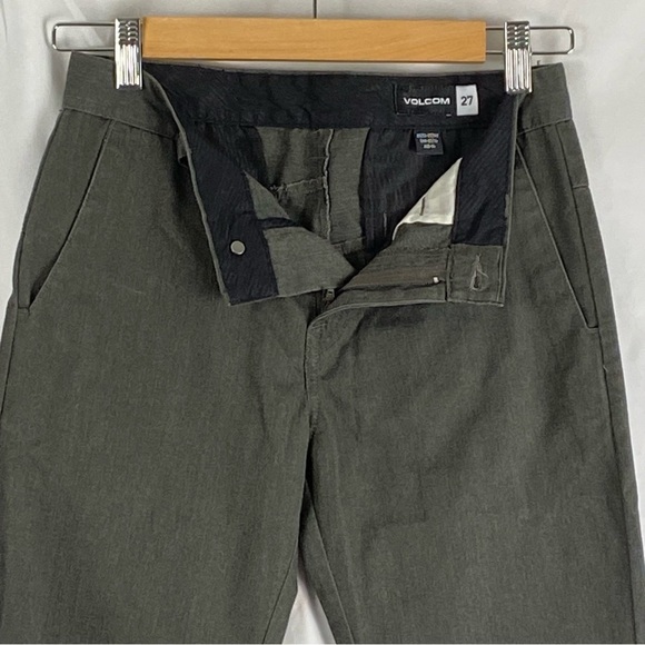 Volcom Youth Big Boy’s Chino VMONTYS Charcoal Heather Gray Size 27 - Picture 4 of 16